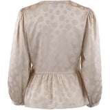 Continue Bea Dot Wrap Blouse