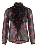 Saint Tropez - Skjorte med flæser