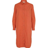 Basic Apparel - Vilde Shirt dress ginger spice