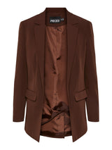 PCBOSSY LS LOOSE BLAZER- chicory coffee