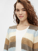 PCKINNA Knit Cardigan - Tigers Eye/Falcon Cha