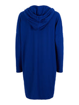 PCRIBBI LS HOODIE DRESS - Deep Ultramarine