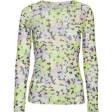 Silka blouse - green flowers