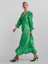 YASOFELIA 3/4 MIDI DRESS