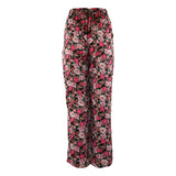 Lea multiflower pants black flower