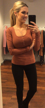 PCKITTE - Bluse med lange ærmer