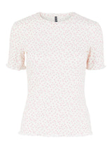 PCVOLIPE top - Cloud dancer/flower