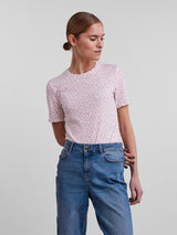 PCVOLIPE top - Cloud dancer/flower