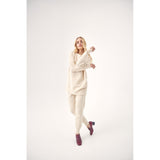 A-View - Polka knit strik - White nature