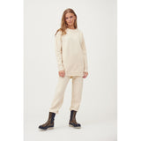 A-View - Polka knit strik - White nature