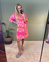 Viola dress - orange print