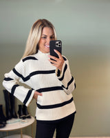 YASASTA LS KNIT PULLOVER - Eggnog