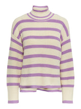 YASSTRIPEY - LS high neck pullover