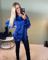 YASVIMA LS SHIRT - Sodalite blue