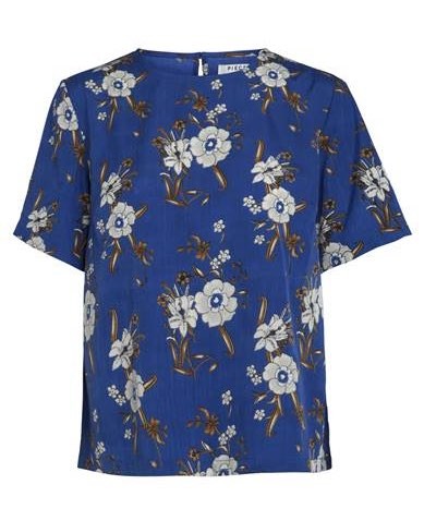 PIECES - Merete top med blomster print
