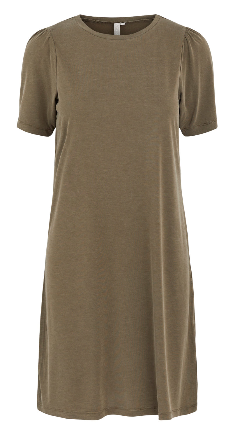 PCKAMALA - puff sleeve dress (Army)