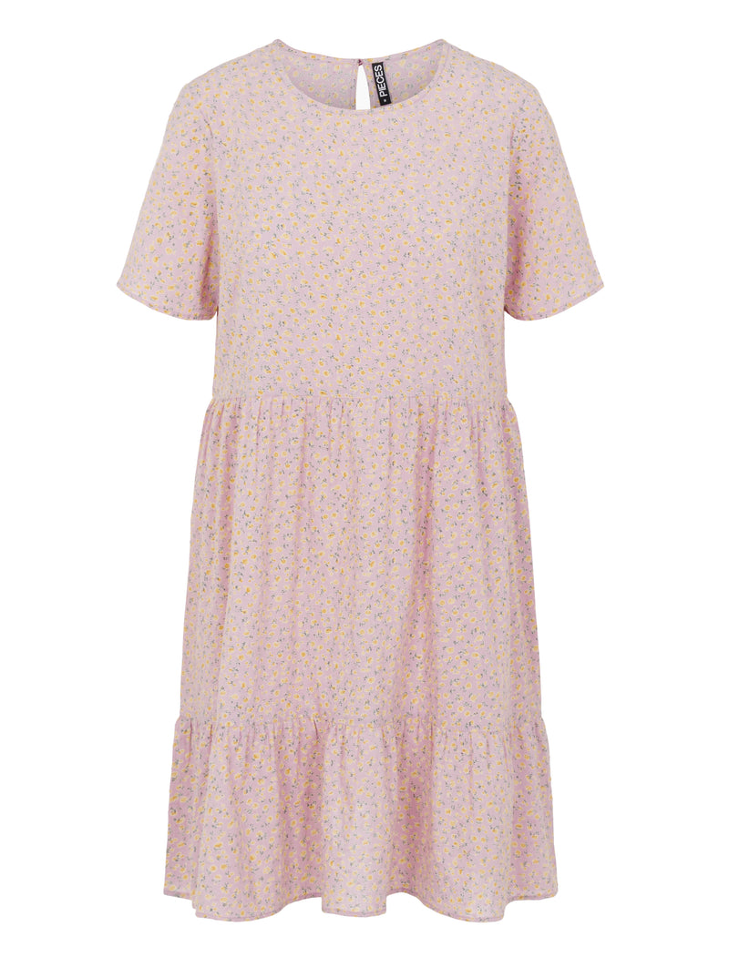 PCTRINE - Dress - Sheer Lilac/SMALL FLOW
