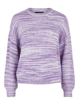 PCKYE O-Neck Knit - Gentian Violet