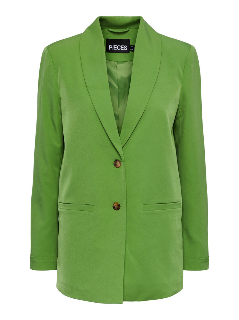 PCSIZE LOOSE BLAZER - FOREST GREEN