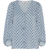 A-View Anja Blouse - Light Blue