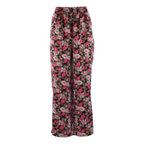 Lea multiflower pants black flower