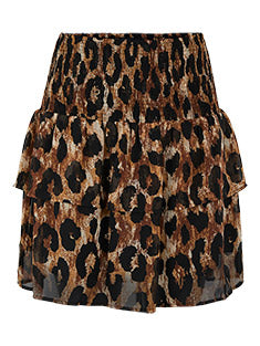 PCLEON - Skirt - Black/LEO